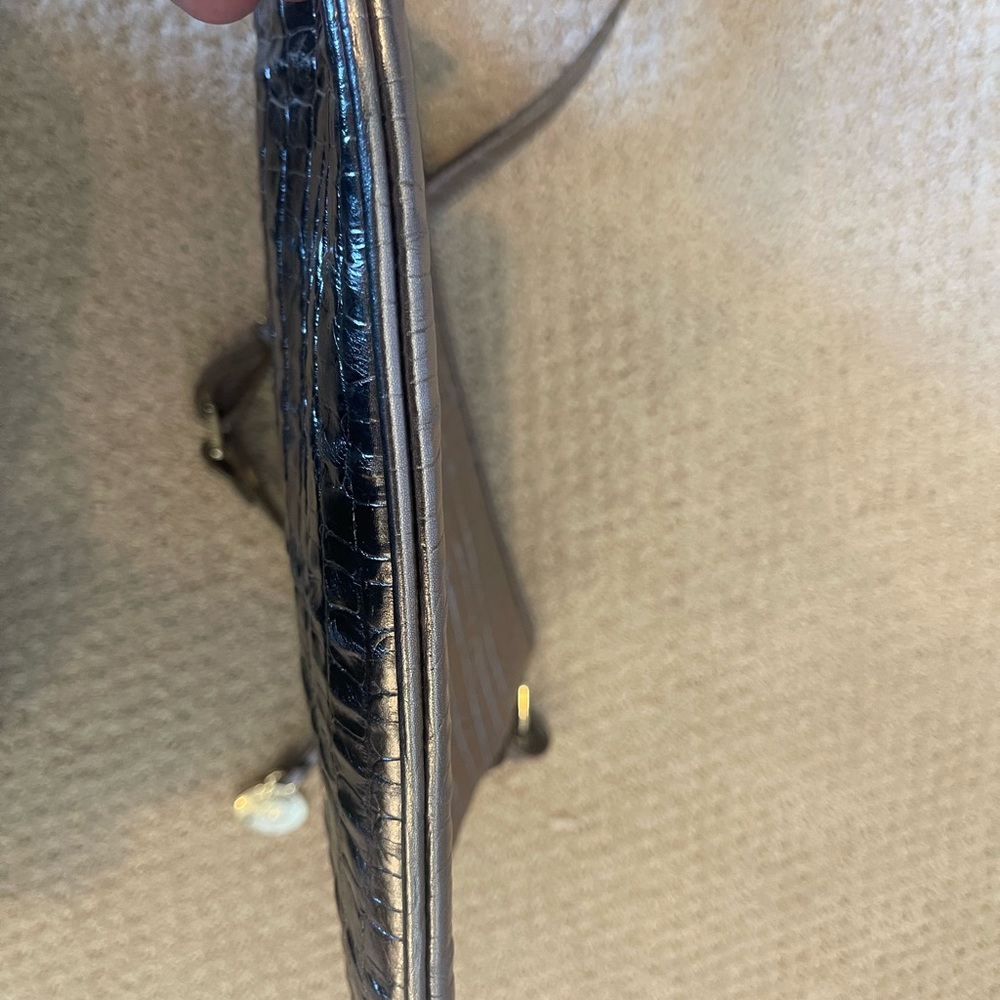 Brahmin Katie Crossbody Slim Metallic - Picture 8 of 9